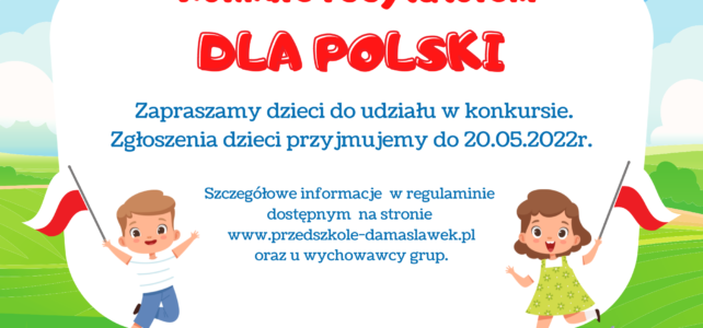 Konkurs recytatorski „Dla Polski”